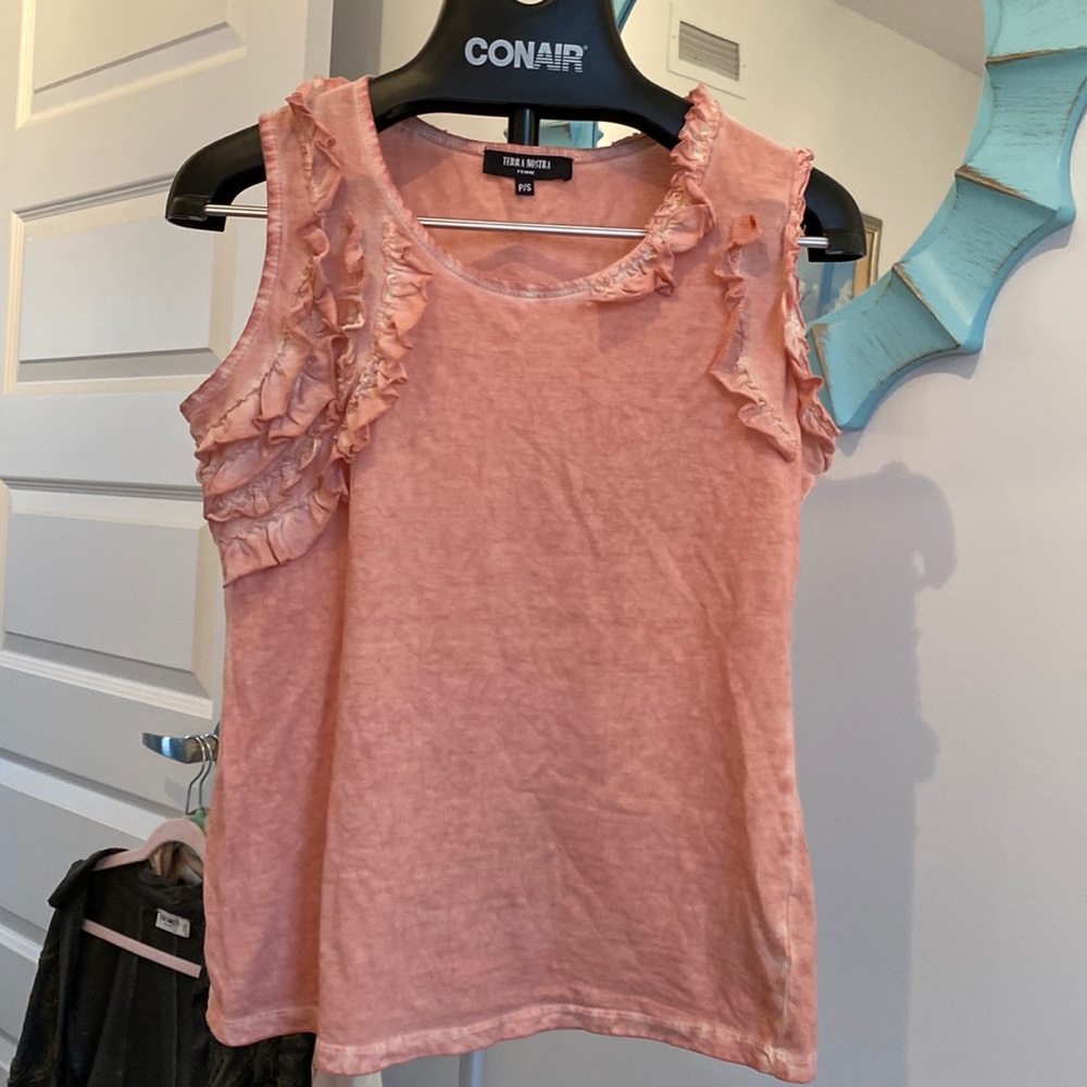 Terra nostra t-shirt peachy color
